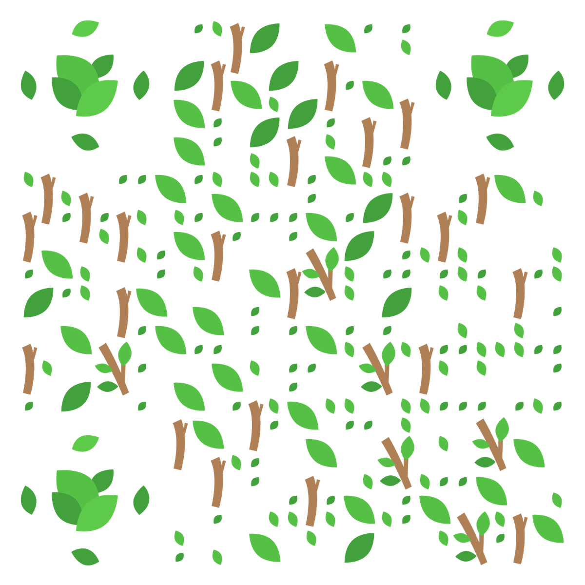 播种绿色希望之树二维码生成器-平面静态-无背景码