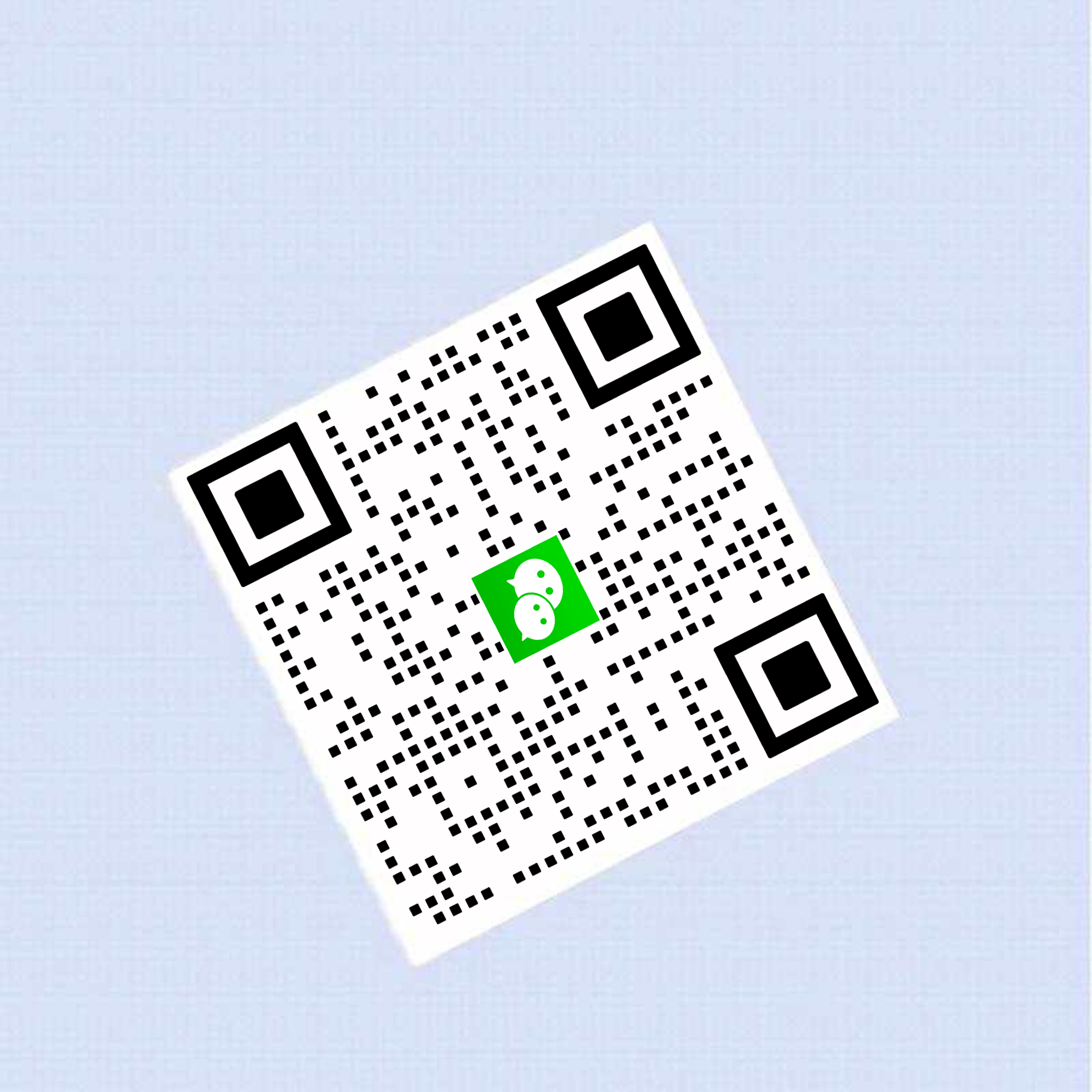 频道闪码蓝底高密度瓷砖普通v标绿头过审二维码二维码生成器-平面静态-正方形码