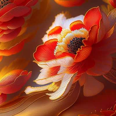 刺绣午马生肖AI艺术隐藏字-第九工场字体生成器