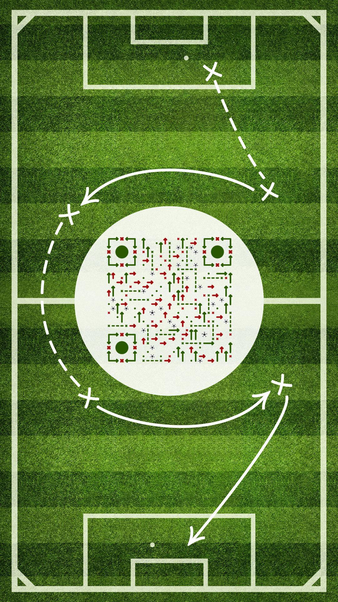 足球运动二维码生成器-平面静态-手机海报