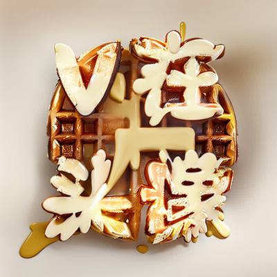华夫饼AI艺术隐藏字-第九工场字体生成器