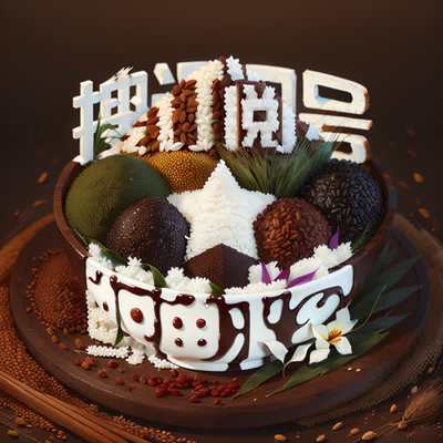 五谷杂粮AI艺术隐藏字-第九工场字体生成器