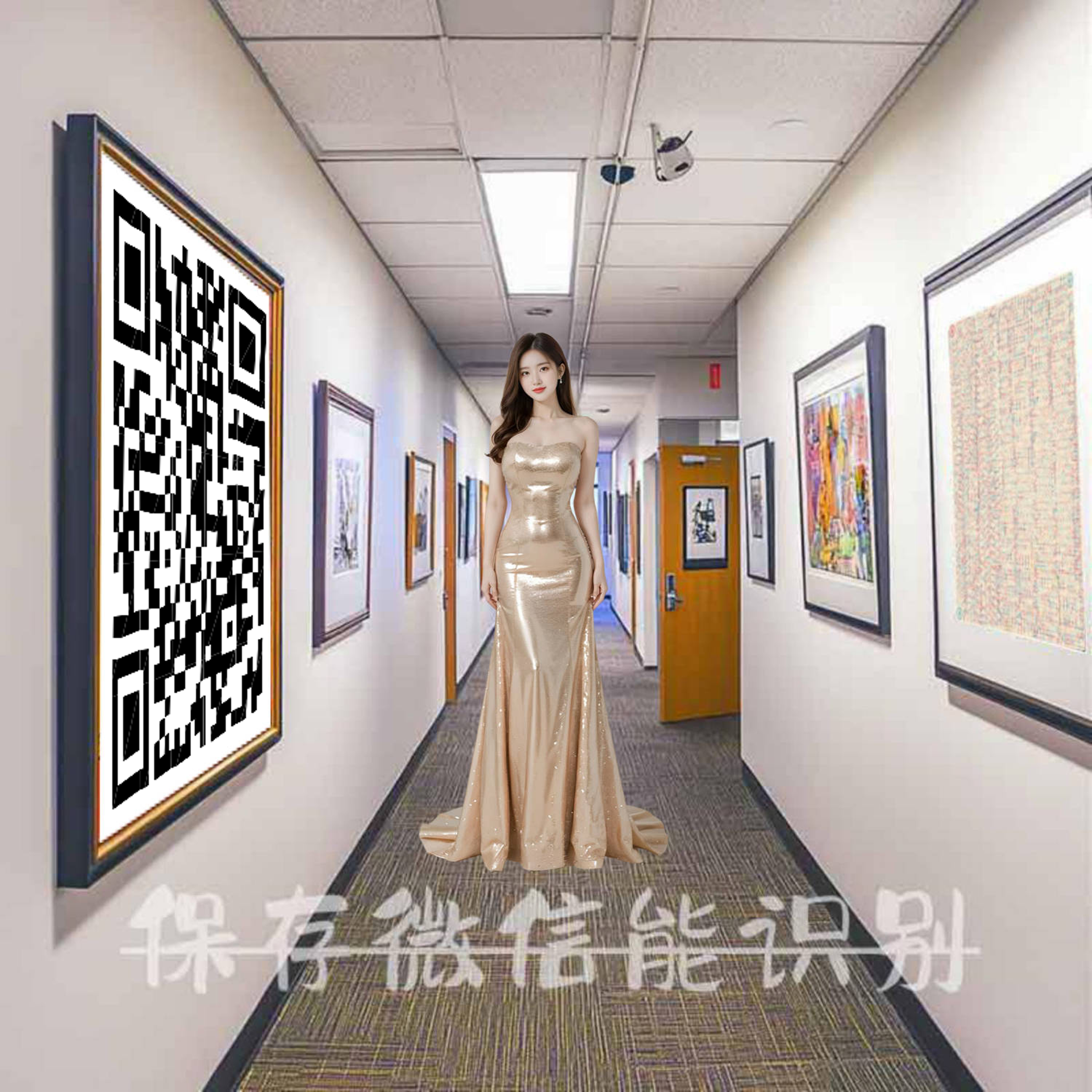 抖音闪码画板码画展星星码又创意二维码二维码生成器-平面静态-正方形码