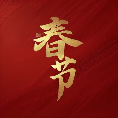 春节金粉手写文字-第九工场字体生成器