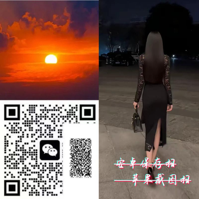 泡泡头图三格头落日夜色女生背影引流二维码二维码生成器-平面静态-正方形码