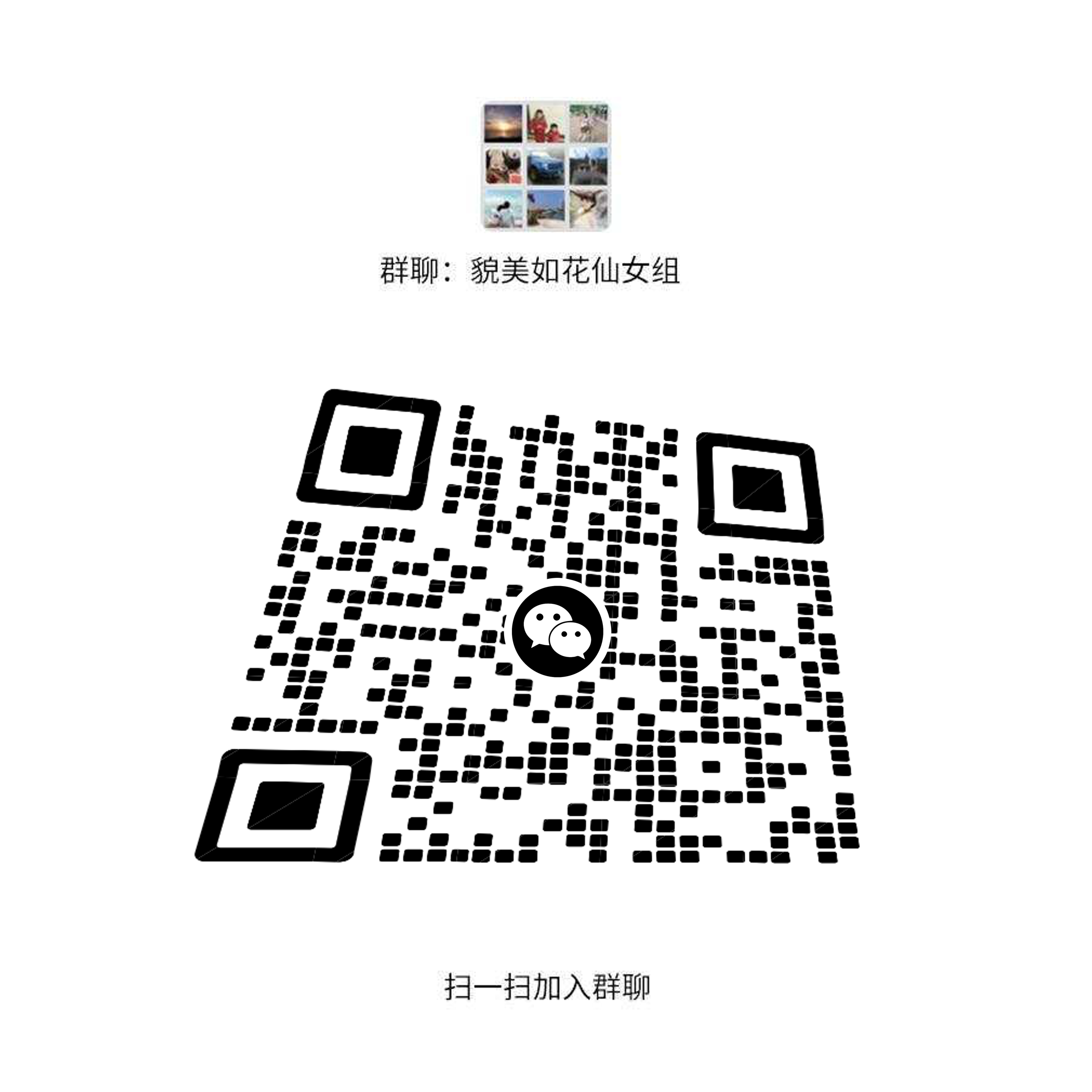 社交名片群聊头像普通黑白瓷砖引流二维码二维码生成器-平面静态-正方形码