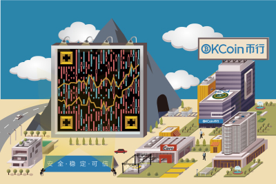 OKCOIN币行平面静态艺术二维码艺术二维码OKCOIN