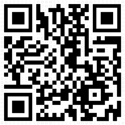 原始黑白格子二维码(白点补充）二维码生成器-平面静态-无背景码