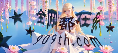 抖音快手三分割作品封面湖面与白裙少女 AI艺术字-第九工场字体生成器
