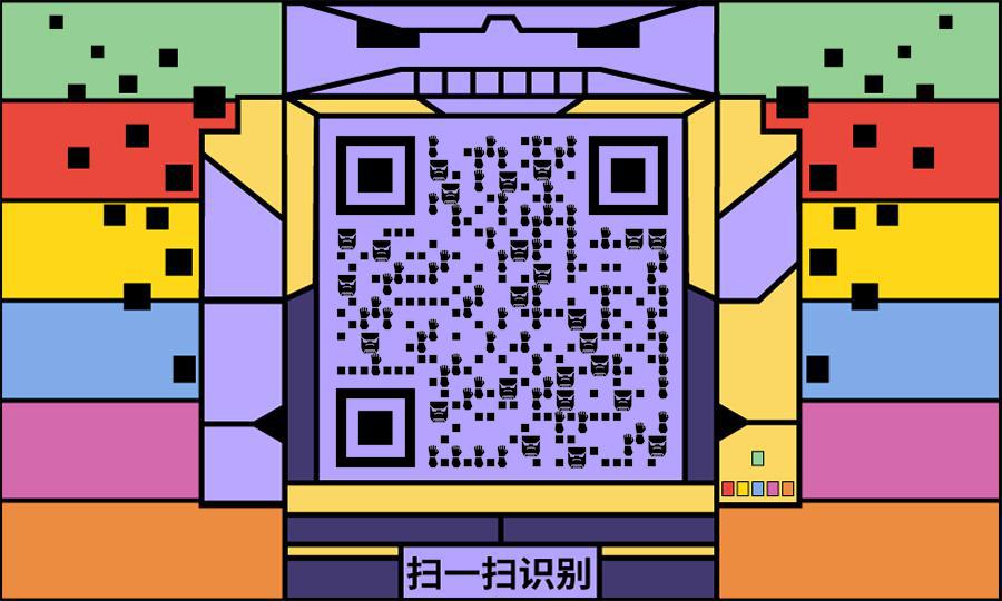 漫威英雄灭霸艺术码二维码生成器-平面静态-公众号图