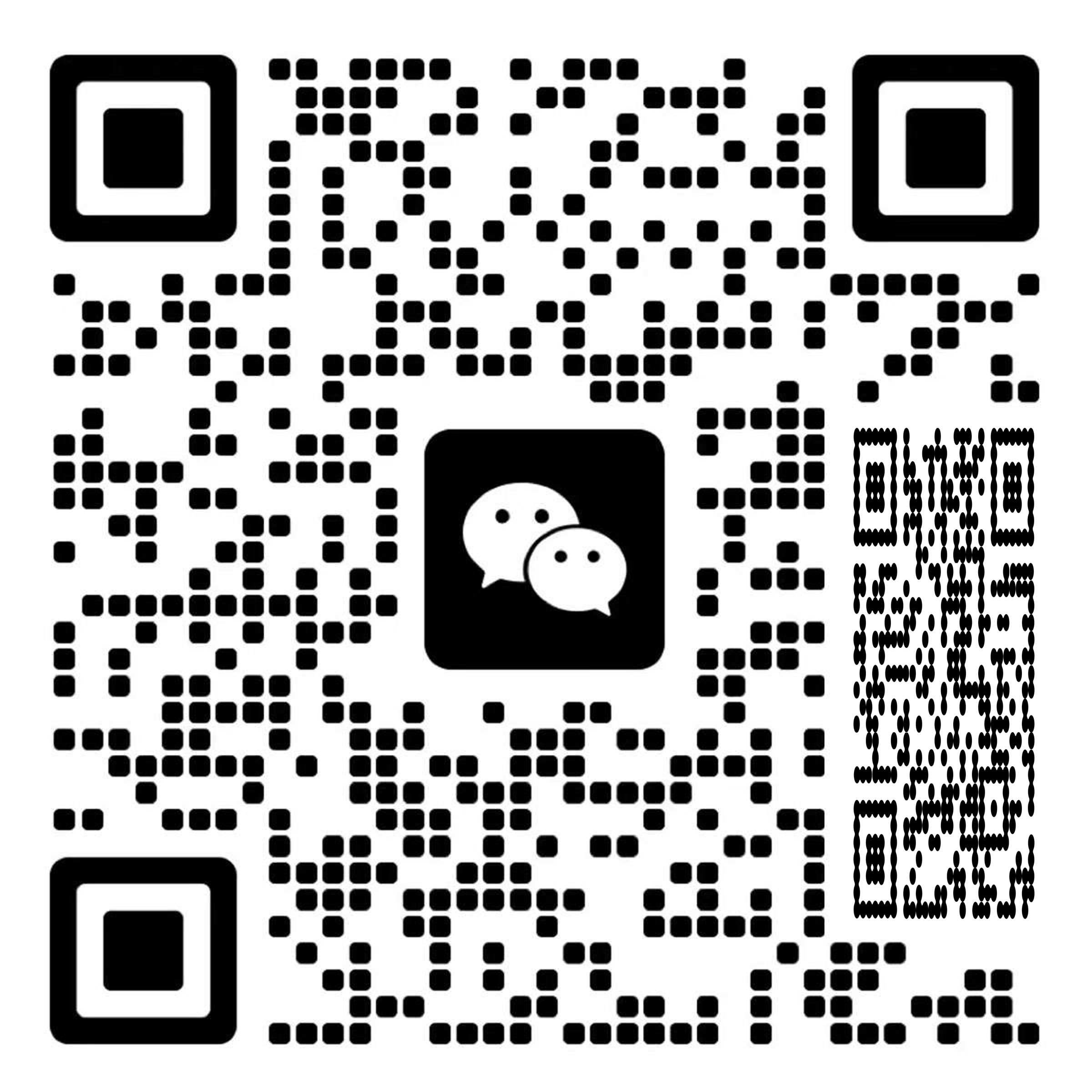 压扁二维码隐藏头像二维码-正方形码-平面静态