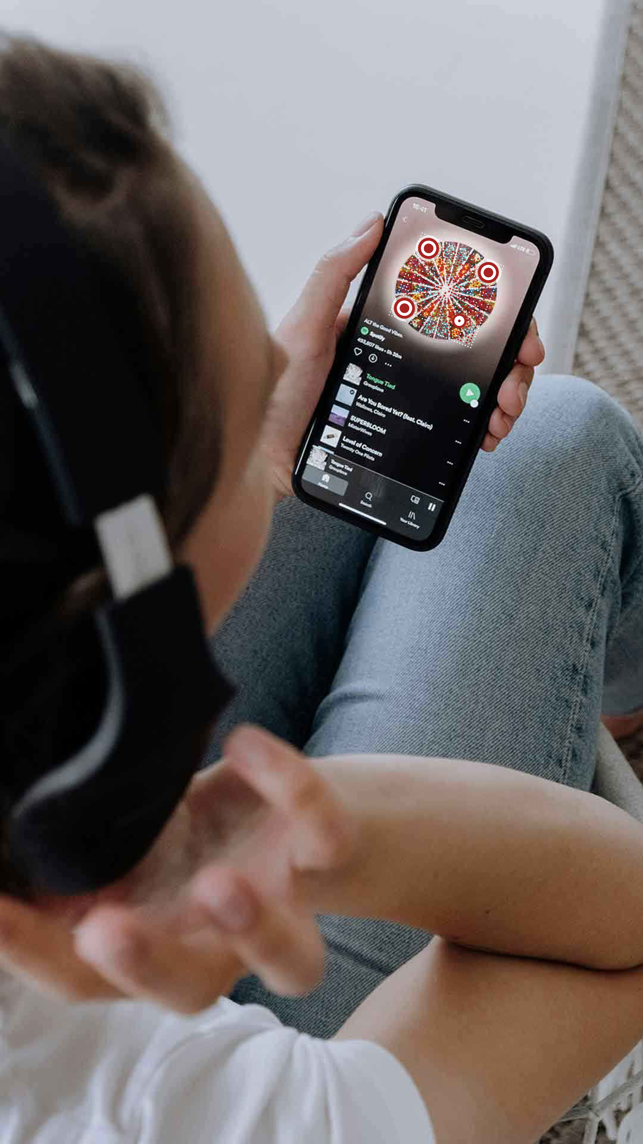 抖音直播社交互动播放宝石效果个性二维码二维码生成器-平面静态-手机海报