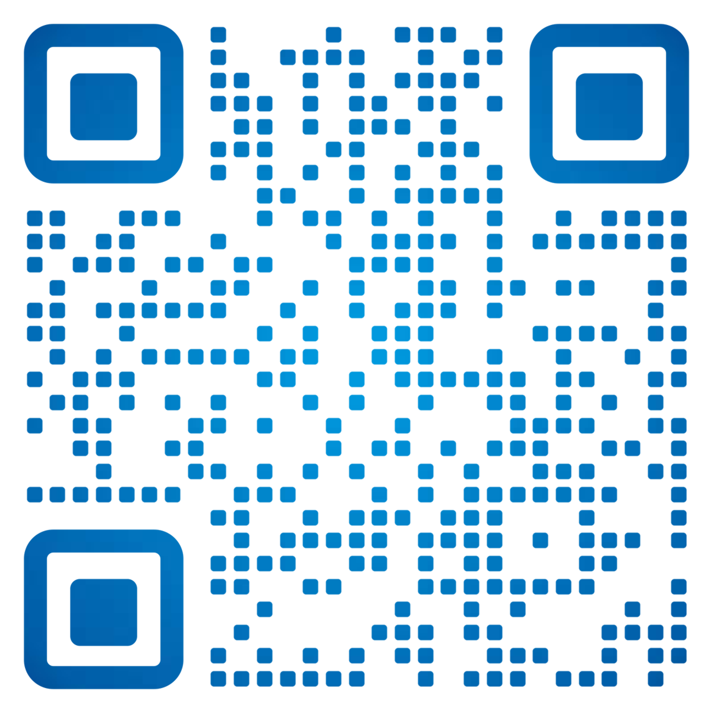 深蓝色渐变圆角瓷砖个性二维码二维码生成器-平面静态-正方形码