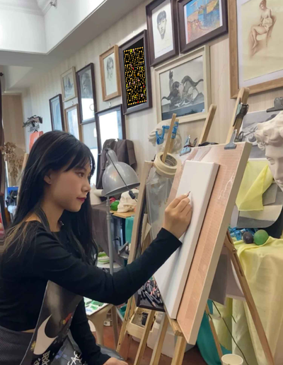 社交动态画板吃豆人画框隐藏二维码二维码生成器-平面静态-微信名片