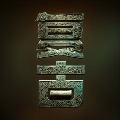 青铜器复古字体-第九工场字体生成器