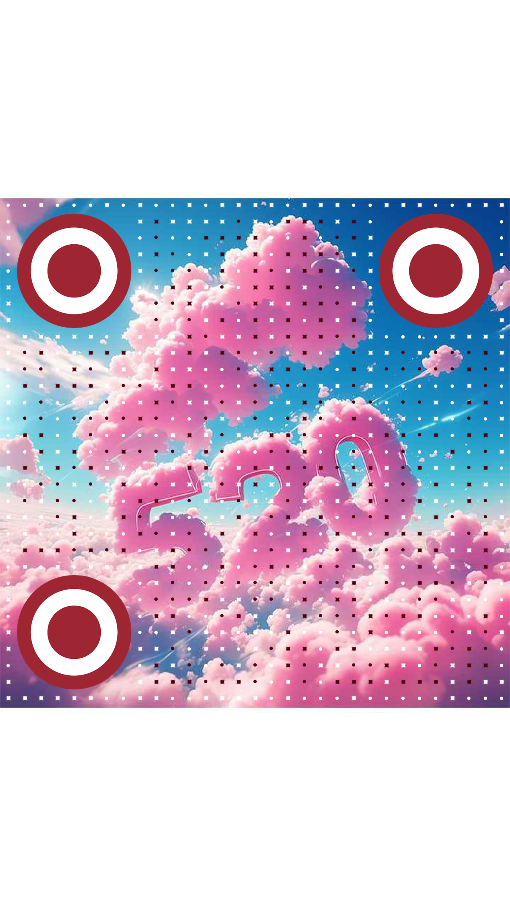 浪漫粉色云彩520动漫插画二维码生成器-平面静态-手机海报