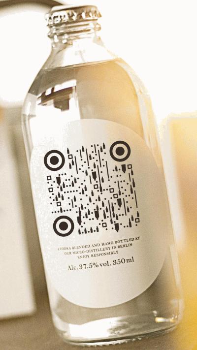 通用瓶贴二维码二维码生成器-平面静态-手机海报